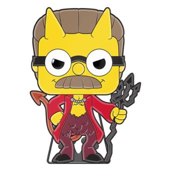 Simpsons Horror Loungefly POP! Pin Ansteck-Pin Devil Flanders:10 cm 
