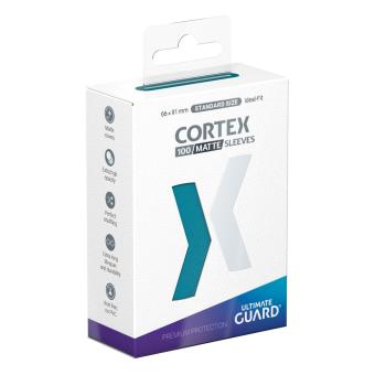 Ultimate Guard Cortex Sleeves Standardgrösse Matt-Petrolblau : 