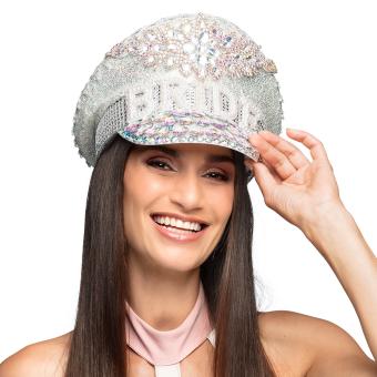 Cap Bride sparkle:silver 
