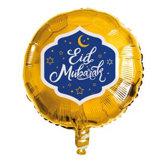 Folienballon Eid Mubarak:45 cm 