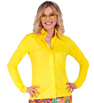 Chemise des années 70:jaune 