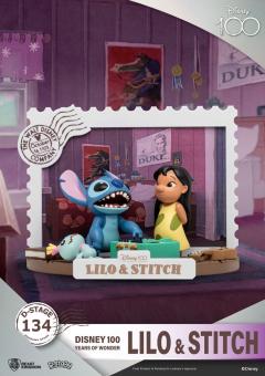 Disney 100 Years of Wonder diorama PVC D-Stage Lilo & Stitch:10 cm 