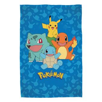 Pokemon couverture polaire Starter Pokemon:130 x 160 cm 