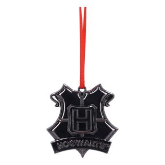 Harry Potter décoration sapin Hogwarts Crest (Silver):6 cm 