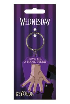 Wednesday Keychain Give Me A Hand 