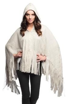 Poncho Cape Fantôme Marian:blanc 