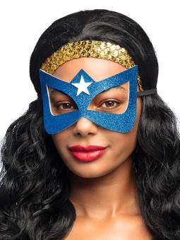 Superheroine Eye Mask:blue 