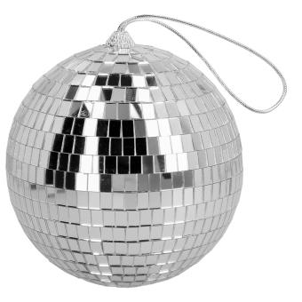 Boule disco argent:Ø 15 cm, argent 