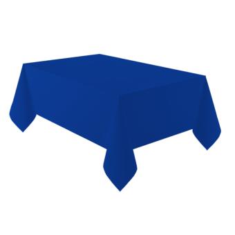 Nappe Plastique:137 x 274 cm, bleu 