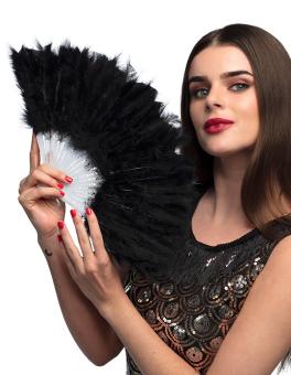 Fan Flapper:23 cm, black 
