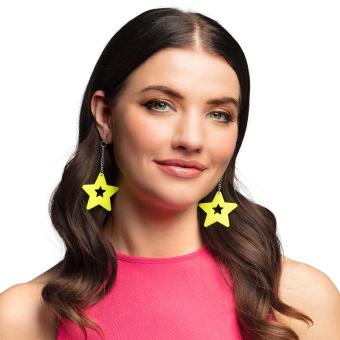 Shining Star Ear Clips:yellow 