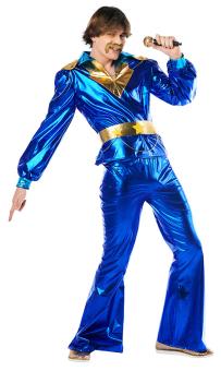 Kostüm Dancing King:blau 