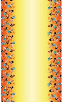 Dragon Ball Tischdecke:FSC zertifiziert:136 x 228 cm, mehrfarbig 