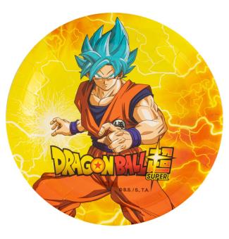 Dragon Ball Partyteller:FSC zertifiziert:8 Stück, 23 cm, mehrfarbig 