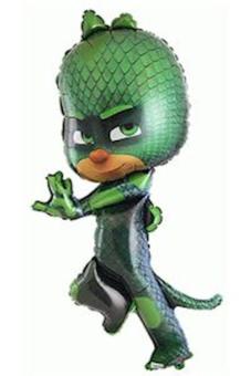 Ballon en aluminium PJ Masks Gekko:128 cm, vert 