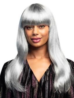 Grace Wig Glitter (Silver Lamé):white 
