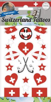 Schweiz Tattoos:20 x 30 cm, mehrfarbig 