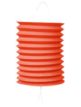 Zylinder Laterne ohne Kerzenhalter, Papier:D 16 cm, rot 