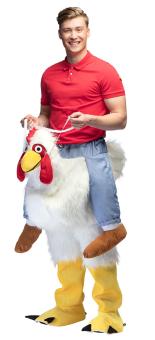Costume Funny chicken Nuggie (one size):white 