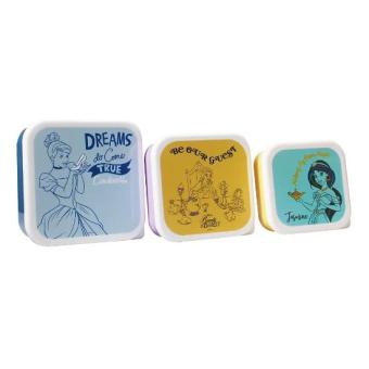 Disney Princess Colour Pop Snack Box Set of 3:3 Stück 