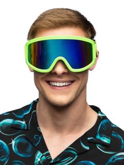 Lunettes de Ski Néon pour Fête:vert 