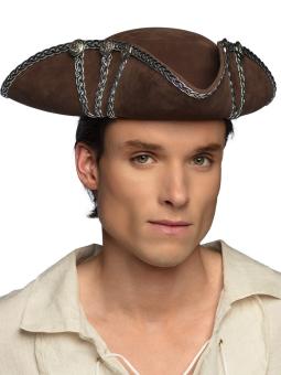 Hat Pirate Alistair:KW 58 cm, brown 