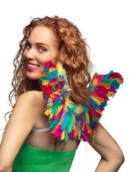 Ailes d’ange, accessoire de costume : look de festival coloré:35 x 65 cm, color 