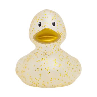 Badeente Konfetti Gold 