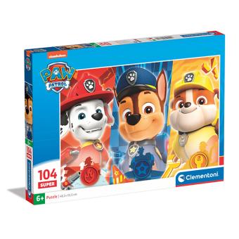 Puzzle Paw Patrol, 104 pièces:48.5 x 33.5 cm 