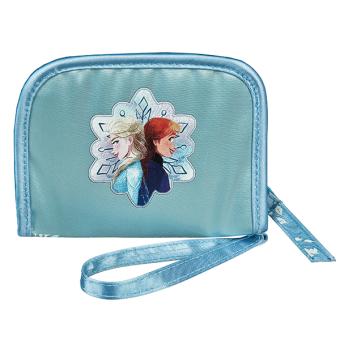 Portemonnaie La Reine des Neiges en satin et paillettes:turquoise 