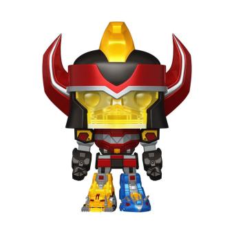 Mighty Morphin Power Rangers Bitty POP! Bots Figure 4-Pack Megazord with Red Ranger:4 Item, 2.5 cm 