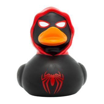 Badeente Black Spidy:7.5 x 8.5cm 