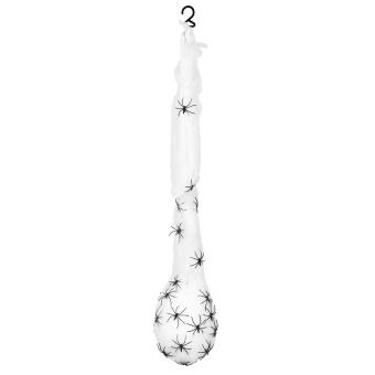 Toile d’araignée suspendue – Déco Halloween pour maison hantée & fête terrifiante:70 cm, blanc 