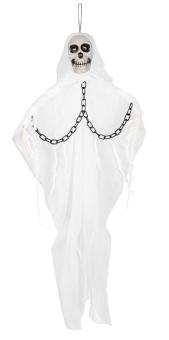 Decoration Shackled ghost:60 cm, white 