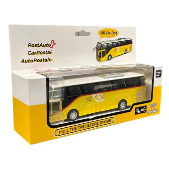 Bus postal au 1:62 avec lumière, son et fonction à rappel:19.5 x 4.2 x 6 cm 