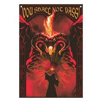 Le Seigneur des Anneaux bannière You shall not pass!:125 x 85 cm 