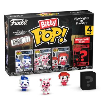 Five Nights at Freddy's pack 4 figurines Bitty POP! Vinyl Ballora:4 pièce, 2.5 cm 