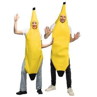 Go Bananas Costume – Funny Banana Outfit for Carnival & Theme Parties:yellow 