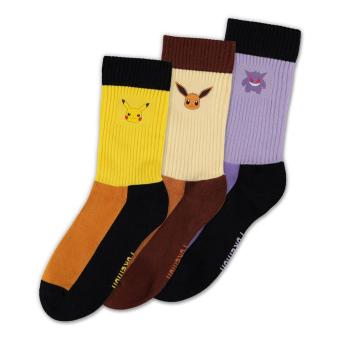 Pokémon pack 3 chaussettes Starter Pokémon:39-42 
