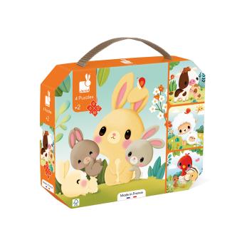 Farm Puzzle 4-Piece Set 