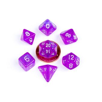 FanRoll pack dés Sharp Mini Stardust Purple 