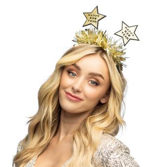 Haarreif Shine Happy New Year:gold 