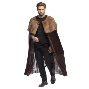 Viking cloak Nocturnal Hunter:126 cm, brown 