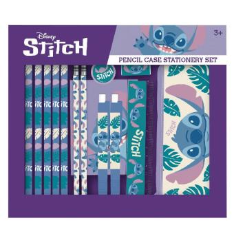Lilo & Stitch pencil case stationery set 14 pieces 