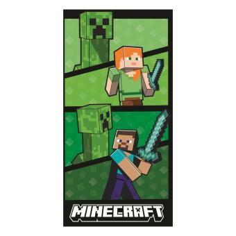 Minecraft serviette de bain:140 x 70 cm 