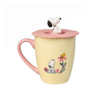 Peanuts Mug with lid Premium:350 ml 