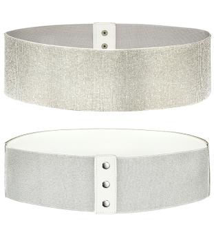 Strassgürtel:silber 