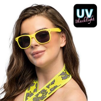 Partybrille Pop UV:gelb 