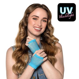 Gants Mesh court fluo:bleu 