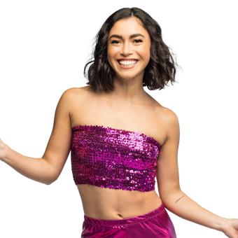 Bandeau-Top Sparkle:pink 